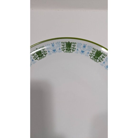 Amcrest Lancaster Japan Floral Green Blue Dinner Plate Vintage Ceramic Tableware - Picture 2 of 9